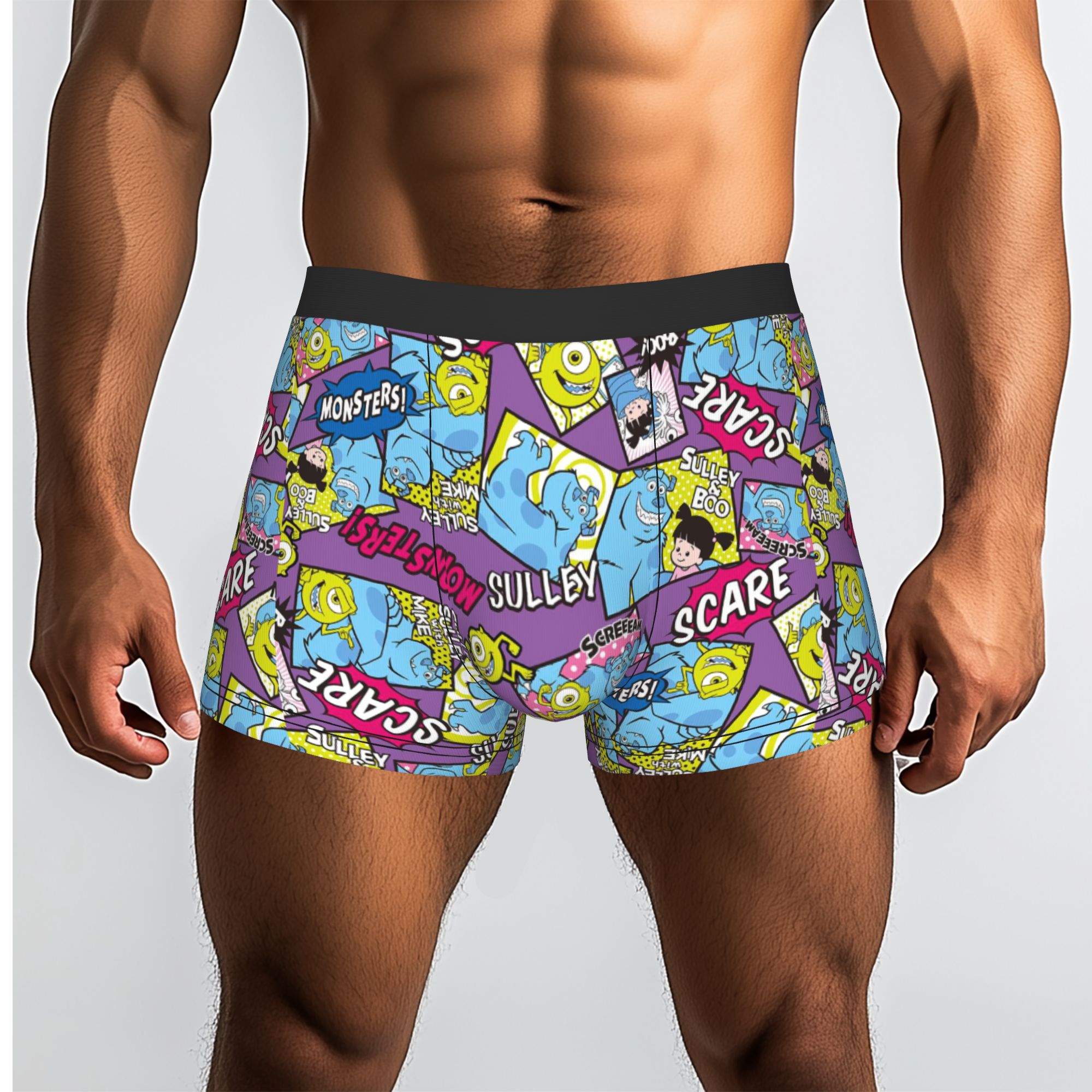 Men'S Fashion Underwear - Custom M-Monsters Anime University Boxershorts Herren