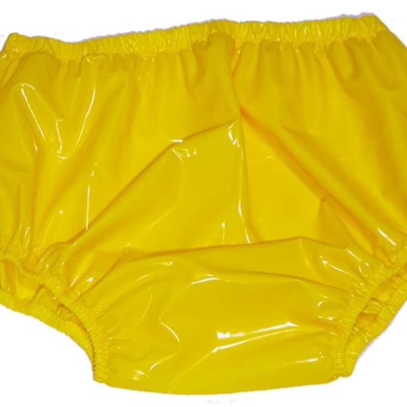 Men'S Fashion Underwear - Hochgeschnittene Wasserdichte Plastik-Slips Anti-Windel ABDL Große