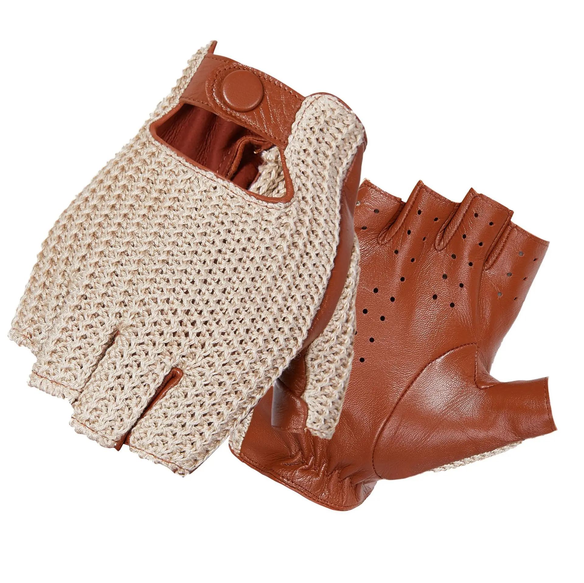 Driving Gloves Leather - Herren-Handschuhe aus echtem Leder, ohne Futter,