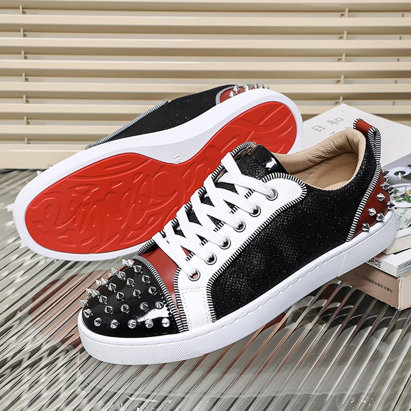 Mens Fashion Autumn 2025 - 2025, neue Herren-Freizeitschuhe, bequem, weich, Punk-Stil,