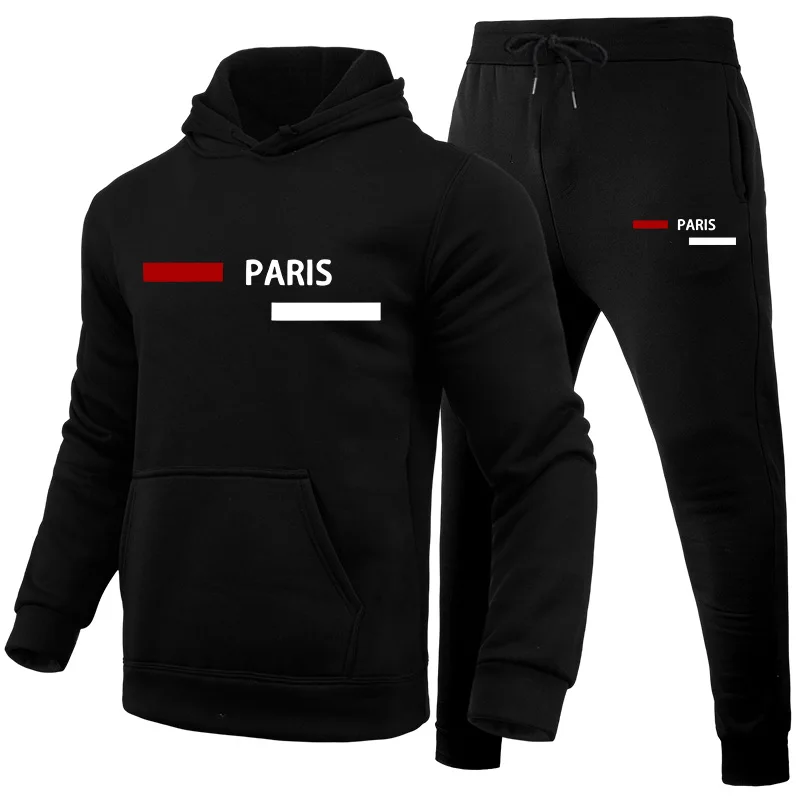 Men'S Fashion Hoodie - Herren-Trainingsanzug, Modischer Lässiger Kapuzenpullover mit Jogginghose,