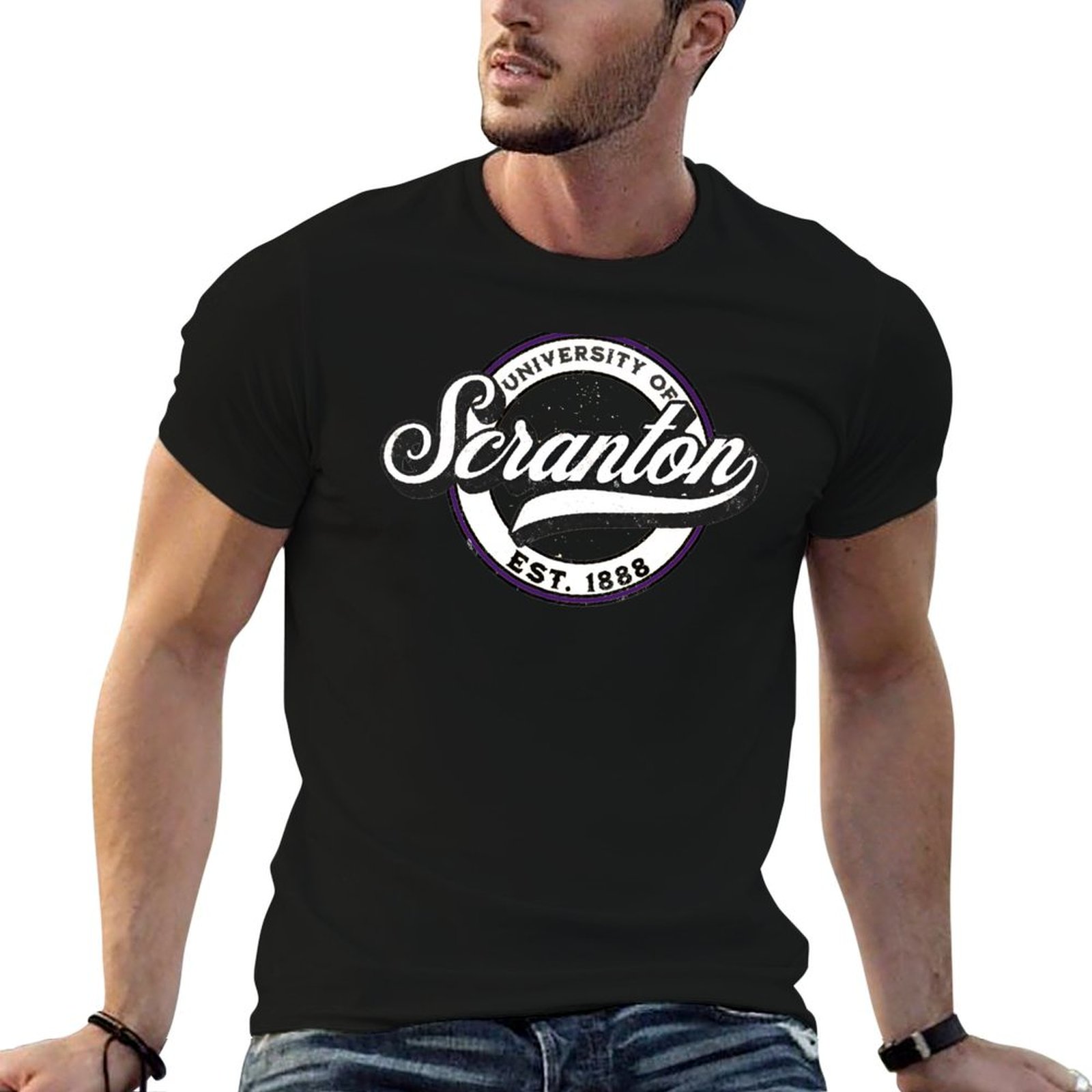 Men'S Fashion University - University of Scranton T-Shirt, modisches, bedrucktes