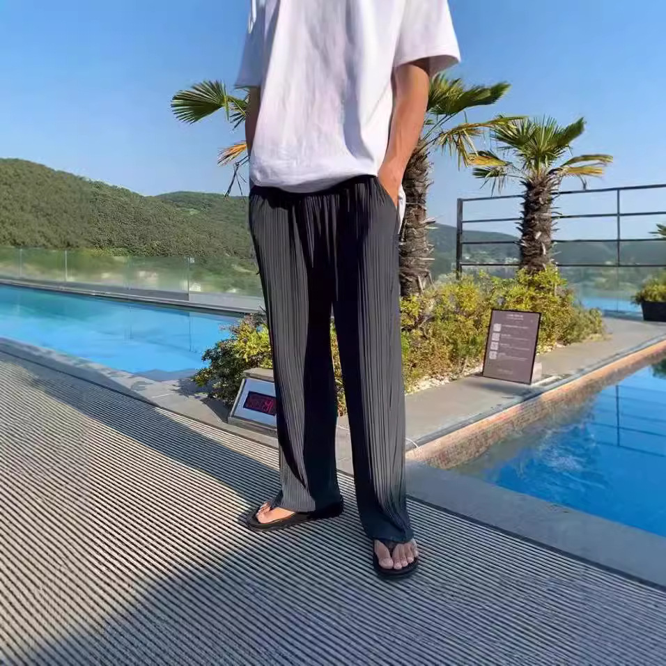 Mens Fashion Dark Grey Pants - Amerikanischer Stil Neue Mode Herren Schwarze