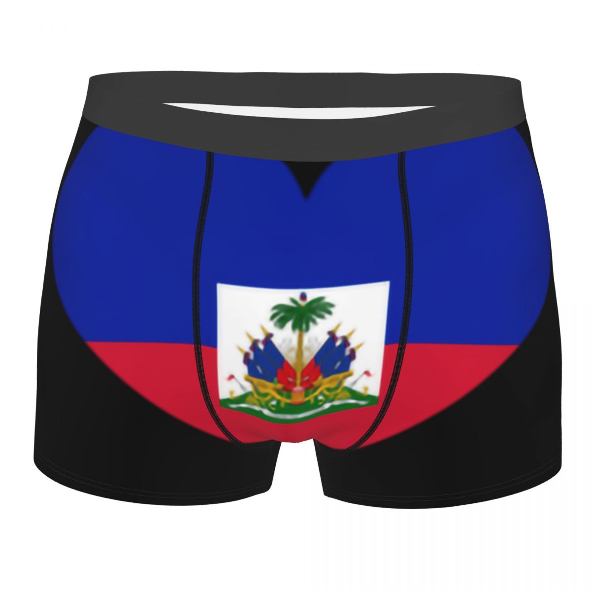 Men'S Fashion Underwear - Modische Boxershorts mit Flagge von Haiti,