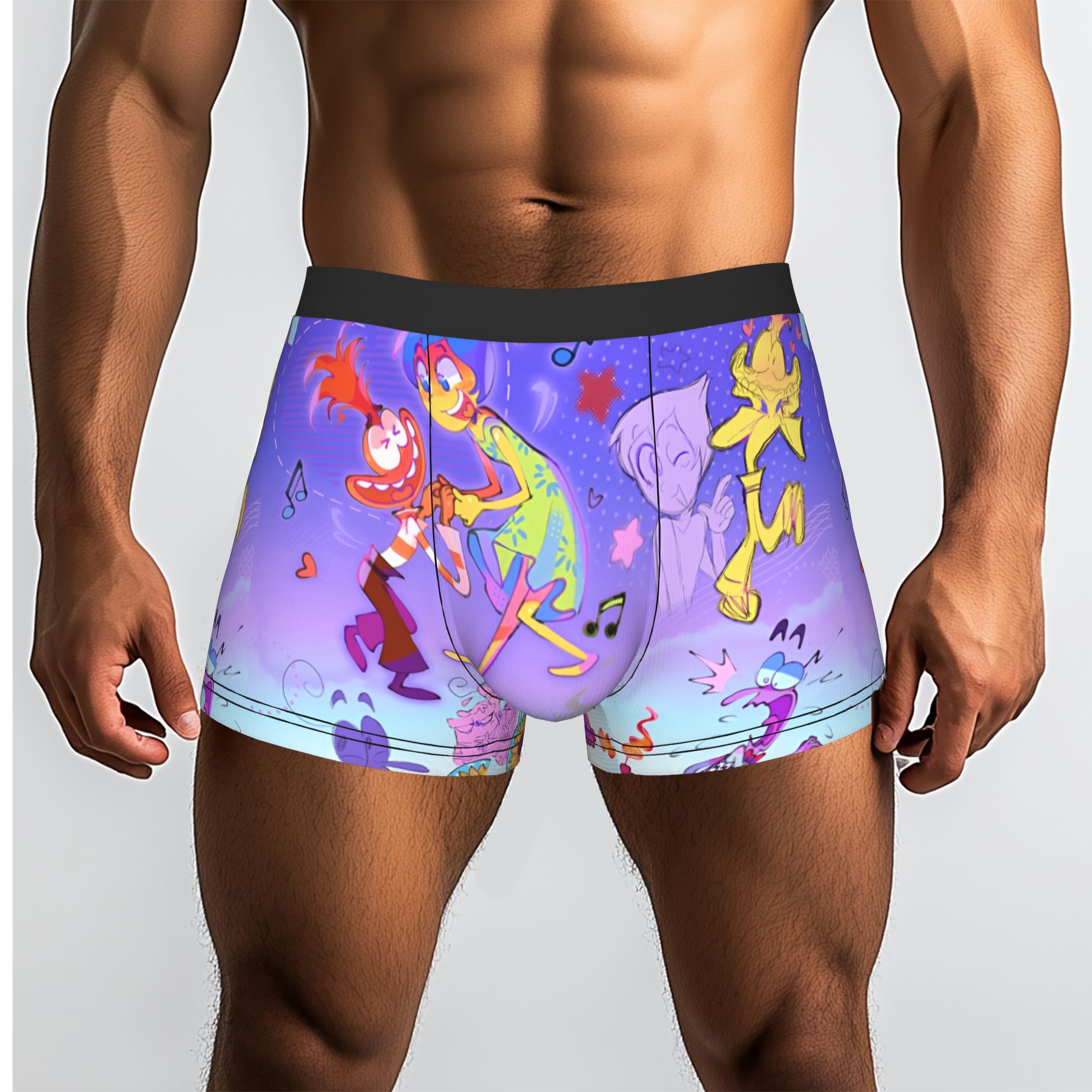 Men'S Fashion Underwear - Maßgefertigte I-Insides Cartoon Out Boxershorts Herren
