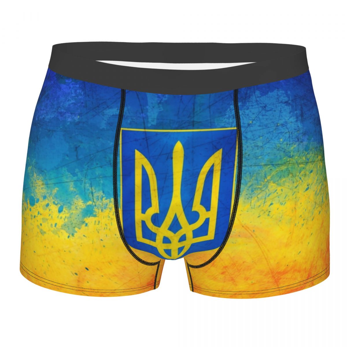 Men'S Fashion Underwear - Männliche Mode-Unterwäsche mit Flagge der Ukraine,