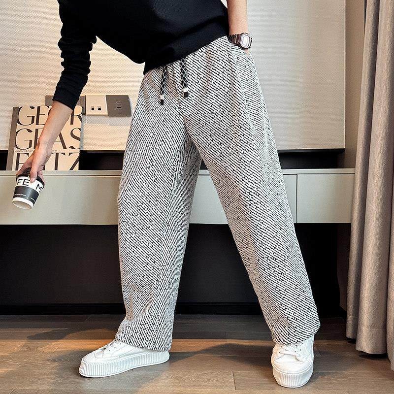 Mens Fashion Dark Grey Pants - 2026 Herren Coole Freizeithosen Herbst Koreanischer