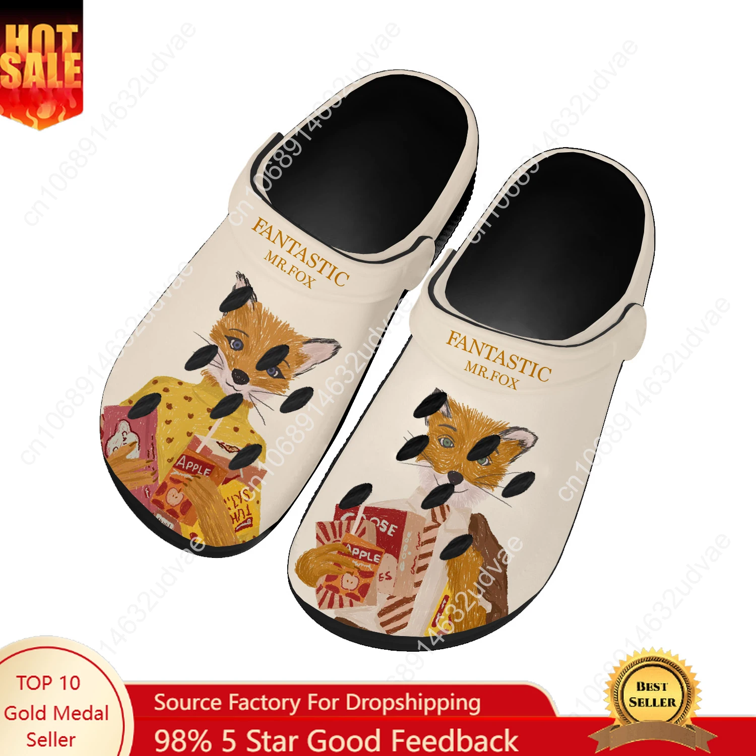 Mens Fashion Sandals - Fantastische Mr. Fox Wasserschuhe für Herren