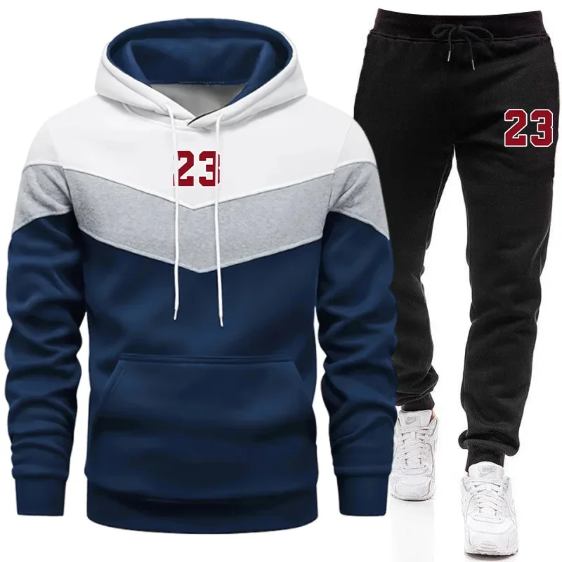 Men'S Fashion Hoodie - Herbst-Winter Heim- und Outdoor-Komfort Mode-Hoodie Trainingsanzug