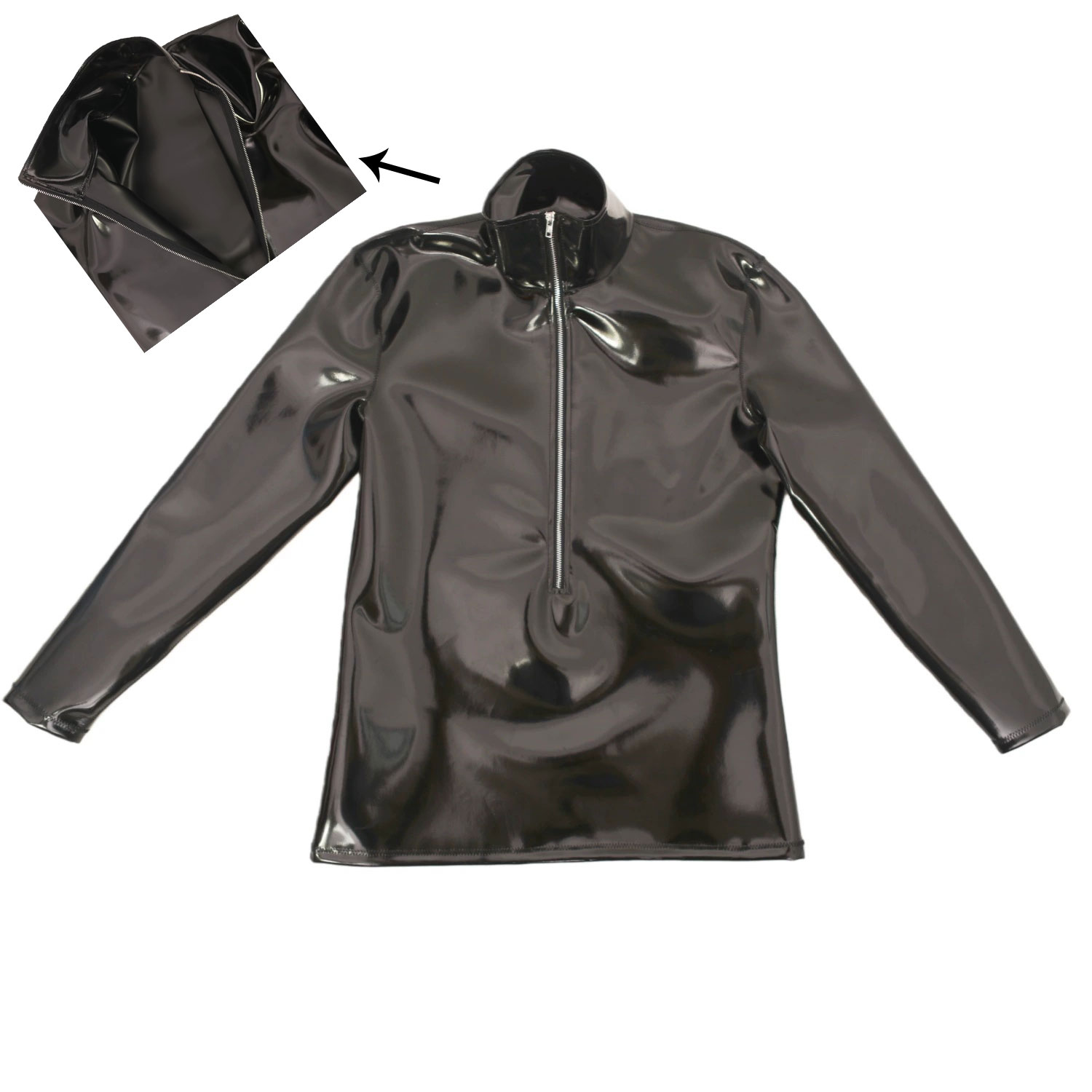 Neue Mode Tuch Latex männer T- – Mens Fashion Wear Bewertung und Preis