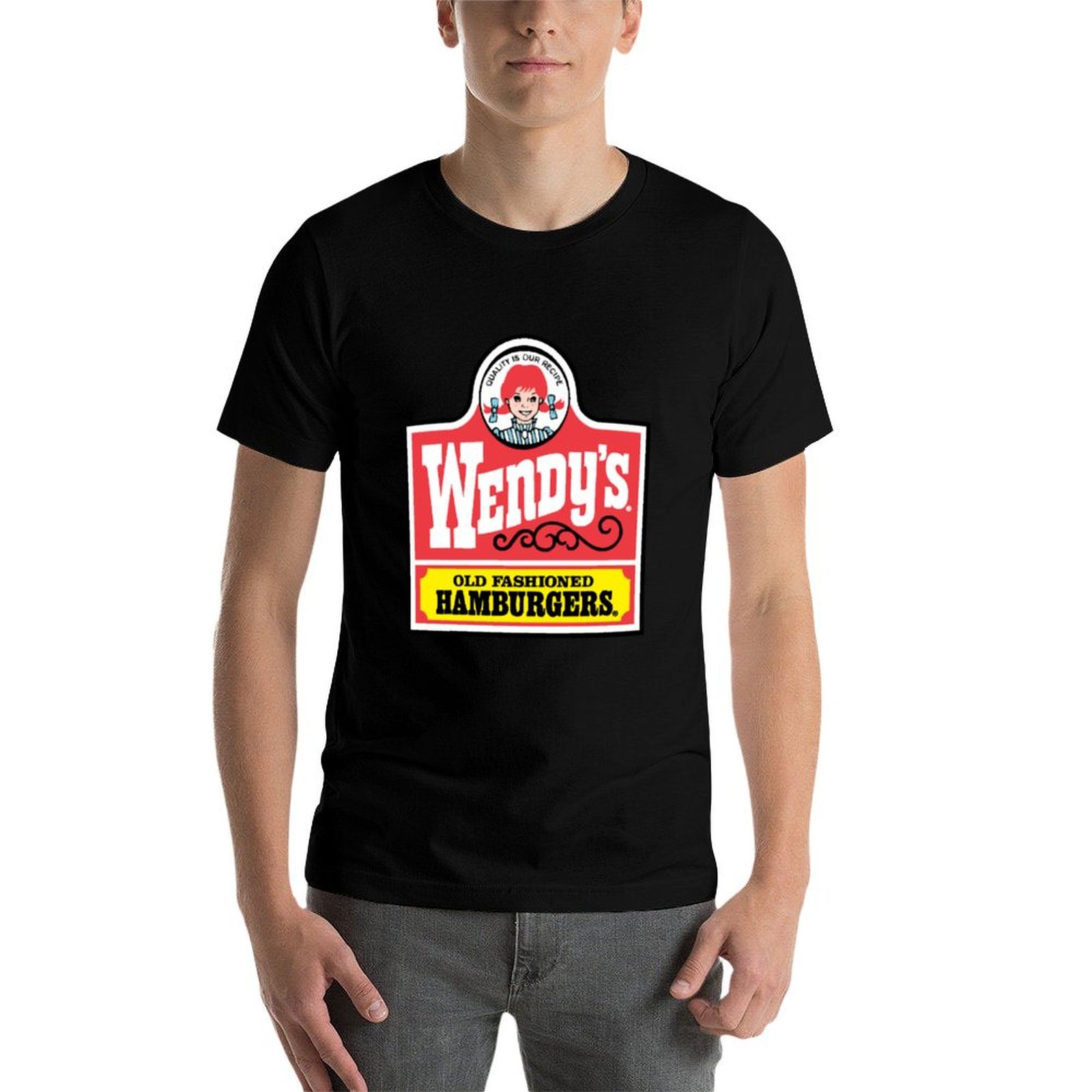 Wendy's Retro-T-Shirt mit alte – Men'S Fashion Hamburg Bewertung und Preis