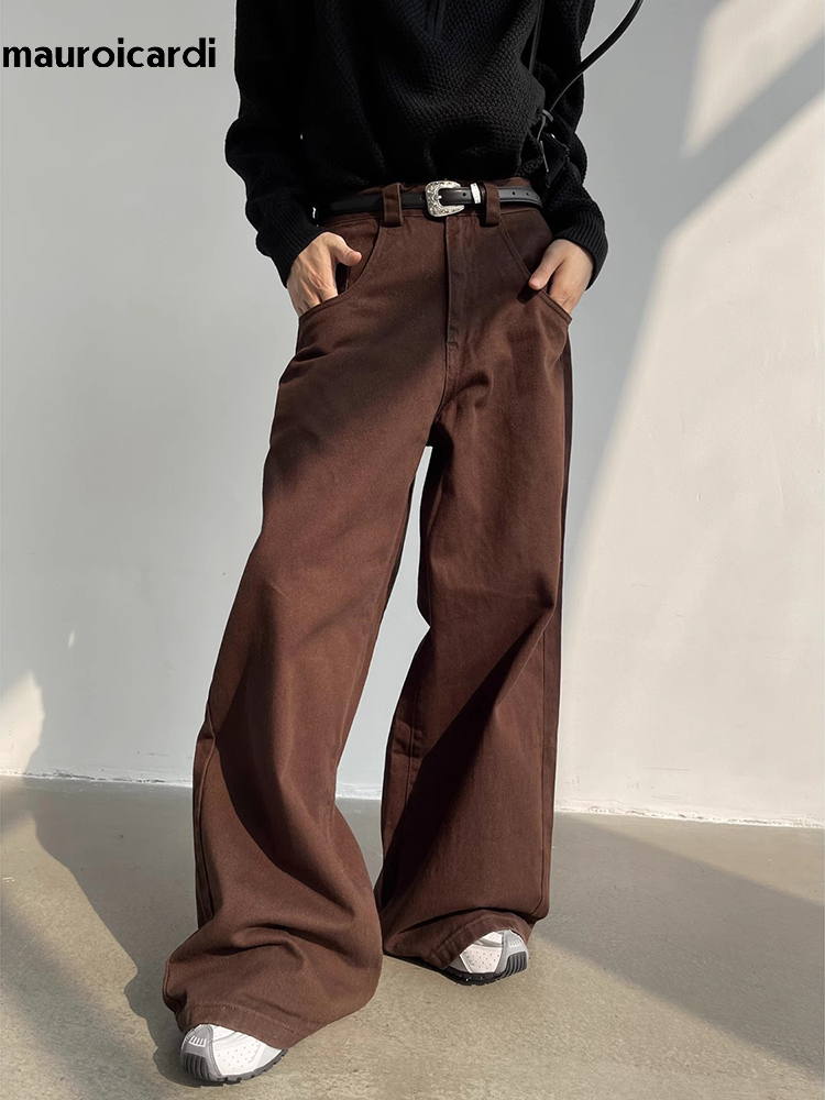 Mauroicardi Herbstgraue, fließ – Mens Fashion Dark Grey Pants Bewertung und Preis