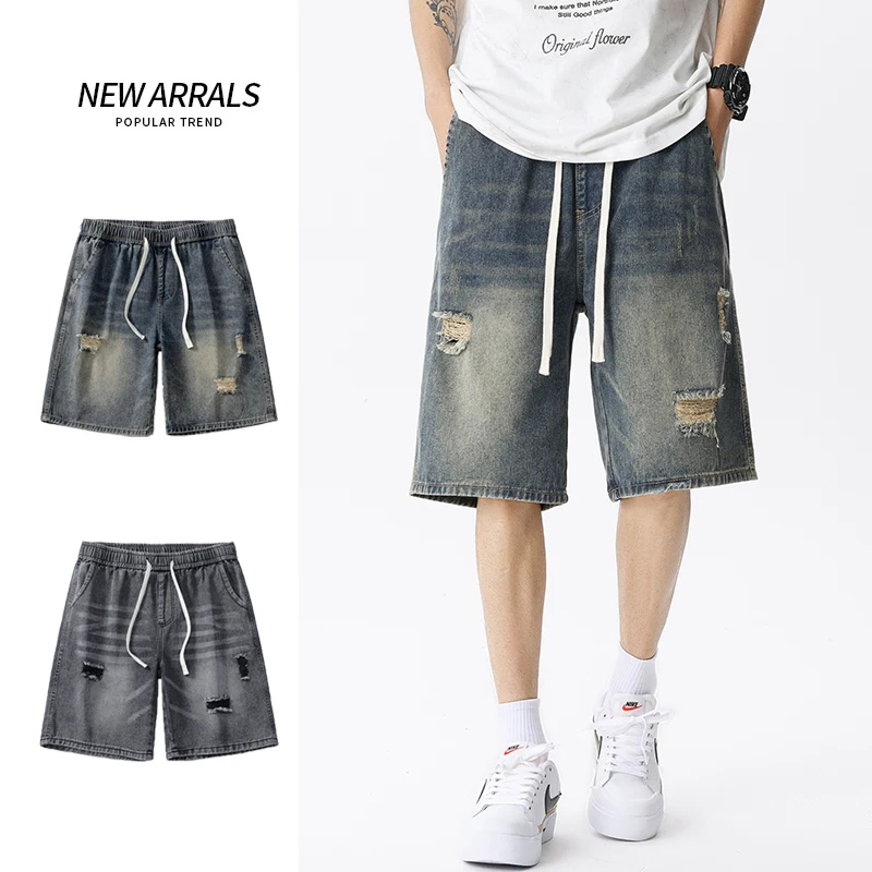 Sommer Dünne Denim Shorts männ – Men Fashion Jeans Bewertung und Preis