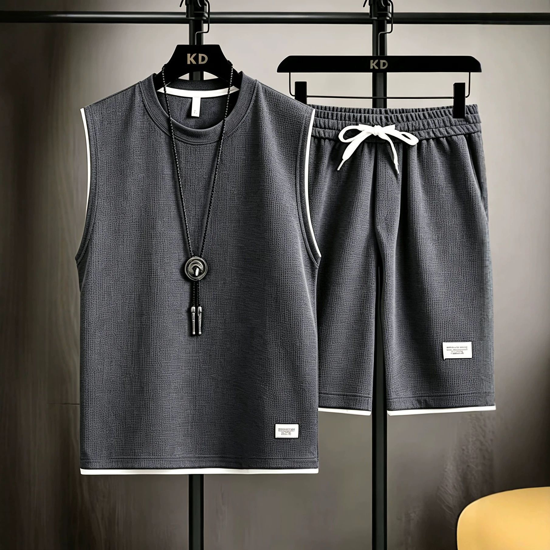 Sommer Herren Westen-Set, hoch – Mens Fashion Casual Bewertung und Preis
