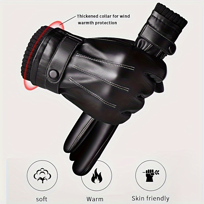 1 paar Winter Handschuhe Warme – Driving Gloves Leather Bewertung und Preis