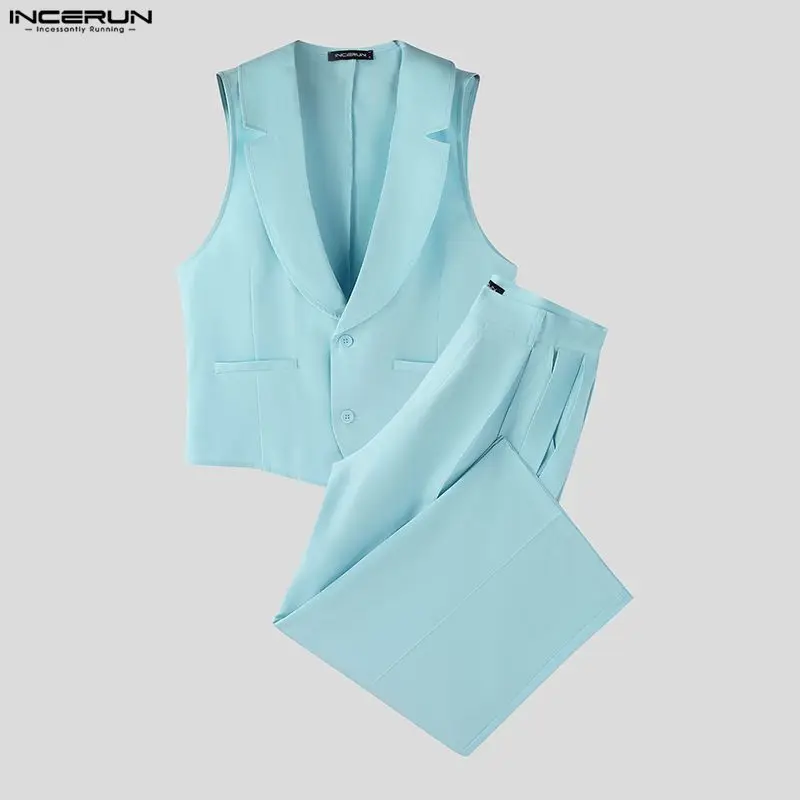 INCERUN Herren-Sets Einfarbige – Mens Fashion Casual Bewertung und Preis