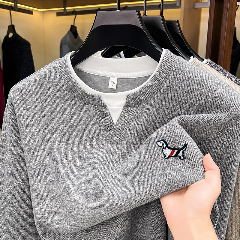 Modischer Trend: Einfarbiges H – Mens Fashion Wear Bewertung und Preis