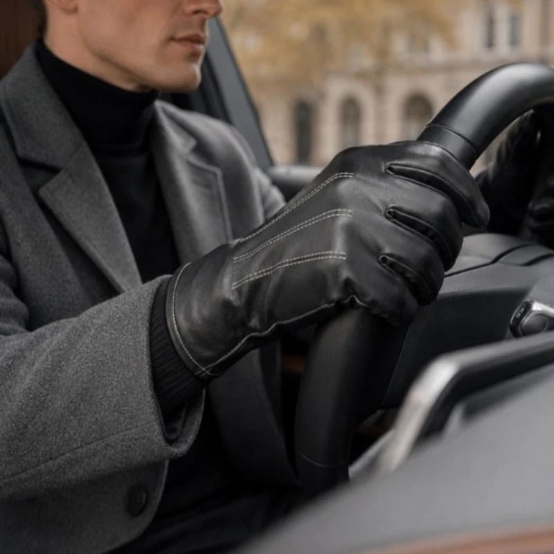 1/2 Paar Winter-Kunstlederhand – Driving Gloves Leather Bewertung und Preis