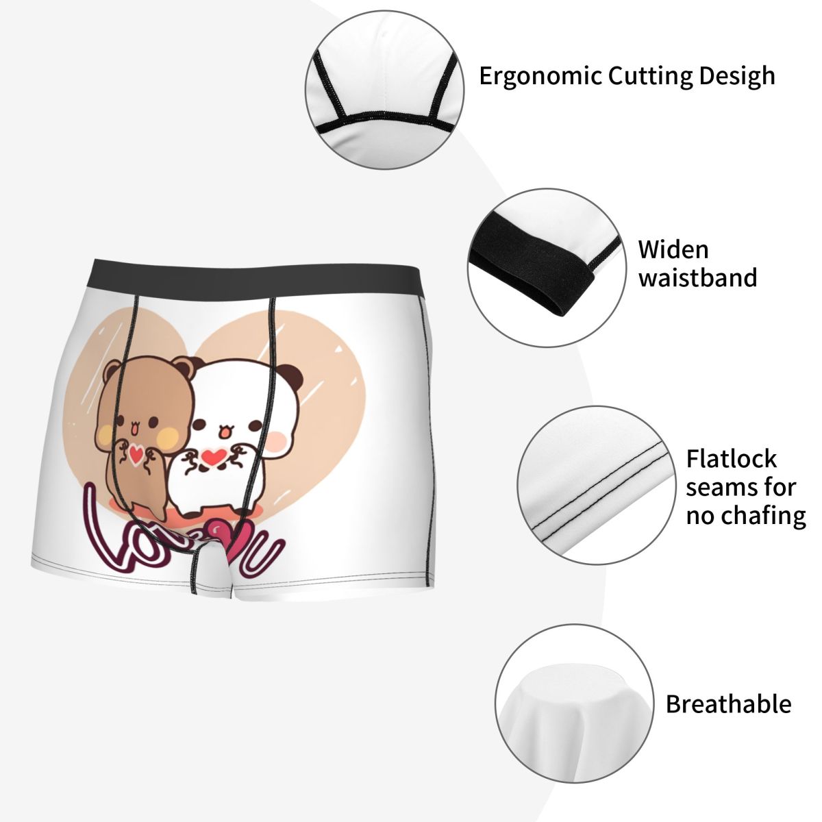 Fashion Panda And Brownie Boxe – Men'S Fashion Underwear Bewertung und Preis