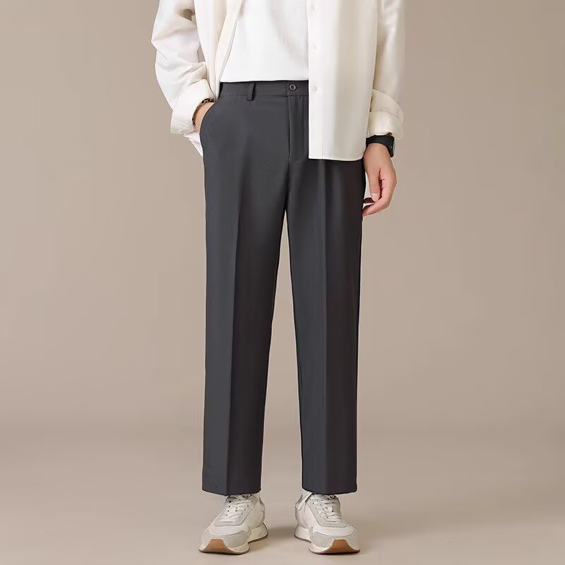 Mode Männer baggy prägnante kn – Mens Fashion Dark Grey Pants Bewertung und Preis