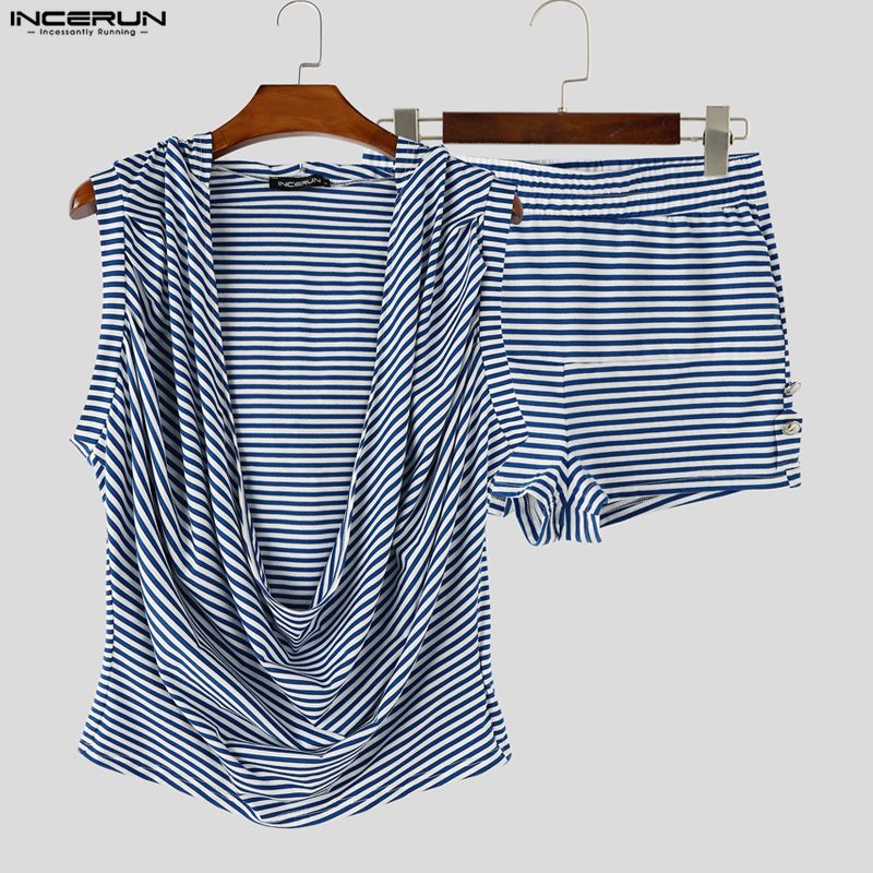INCERUN Herren Gestreifte Sets – Men'S Fashion For Summer 2026 Bewertung und Preis