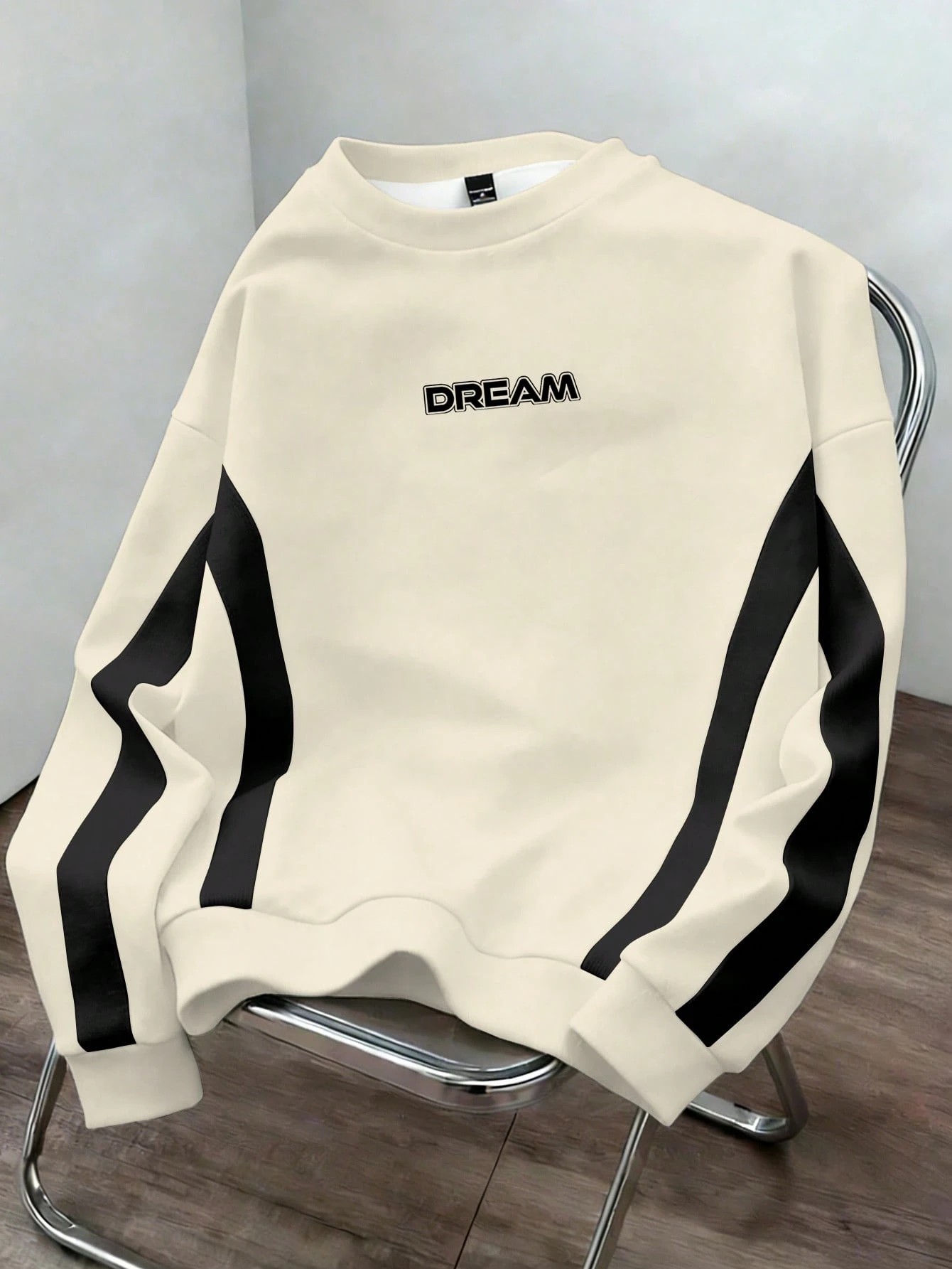 Herren-Sweatshirt mit Rundhals – Mens Fashion Casual Bewertung und Preis