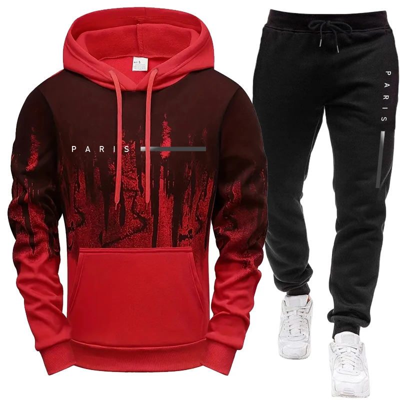Herren-Set/Hoodie/Hose Paris N – Men'S Fashion Hoodie Bewertung und Preis