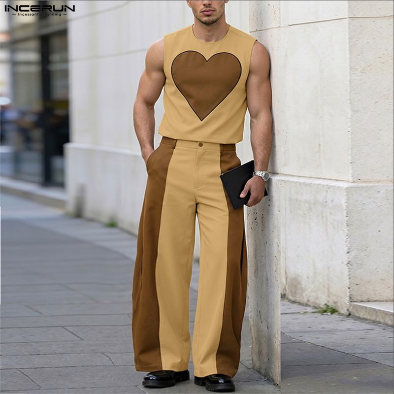 INCERUN Herren-Sets, Patchwork – Mens Fashion Casual Bewertung und Preis
