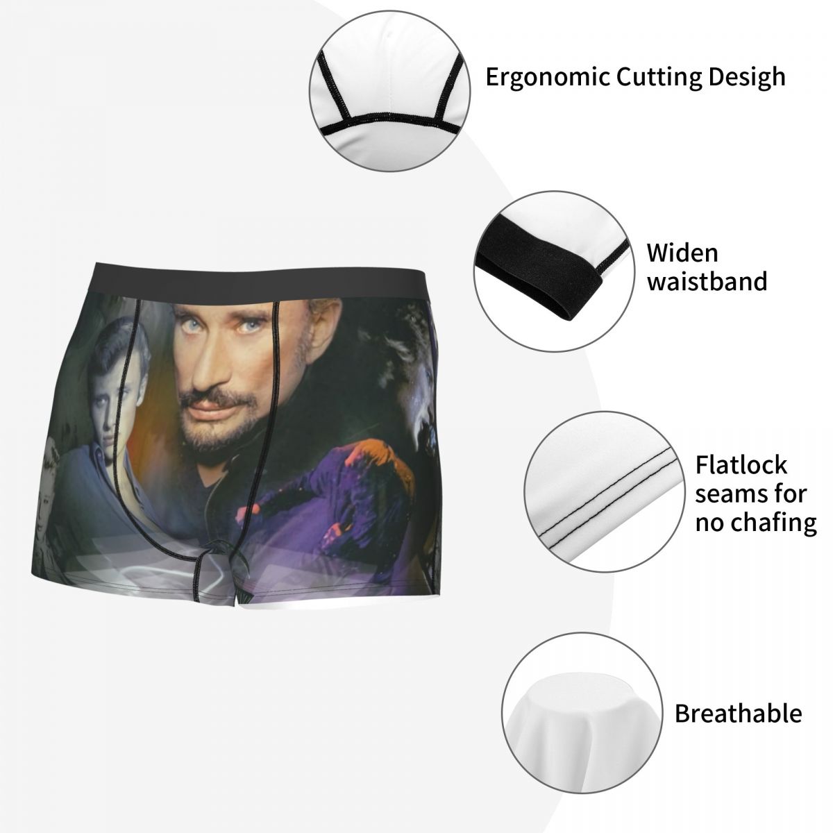 Männliche Mode Johnny Hallyday – Men'S Fashion Underwear Bewertung und Preis