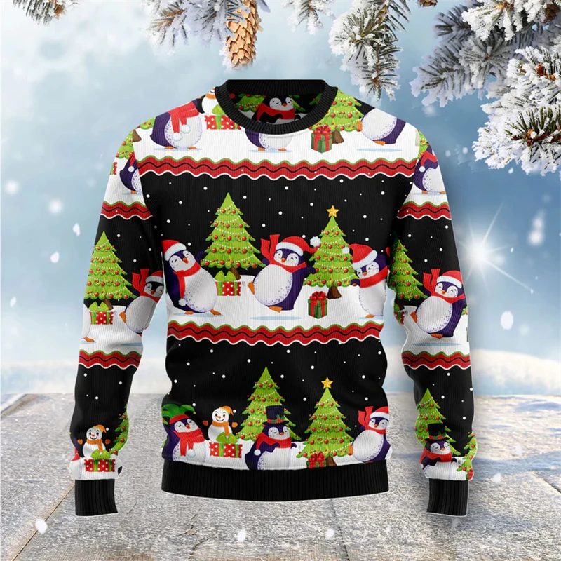 2026 Lustiger Pinguin-Grafik-W – Mens Fashion Wear Bewertung und Preis