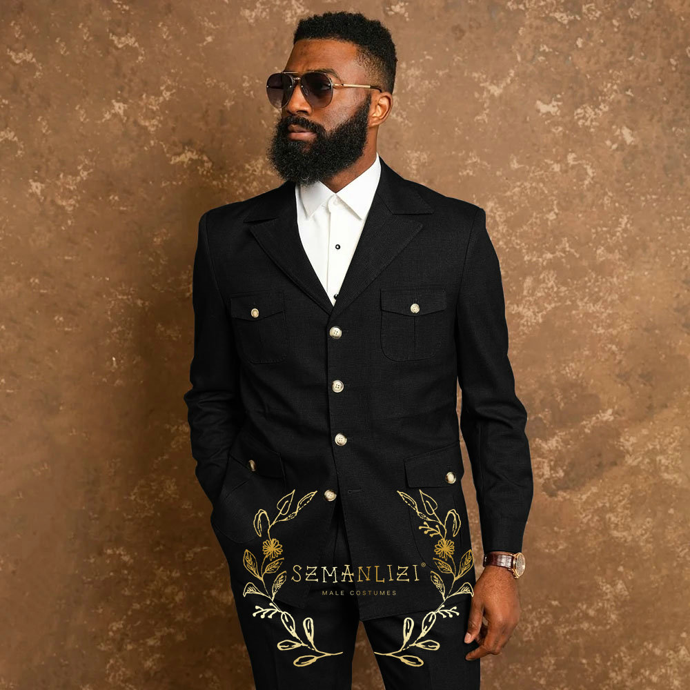 Afrikanische dunkelgraue Herre – Mens Fashion Dark Grey Pants Bewertung und Preis