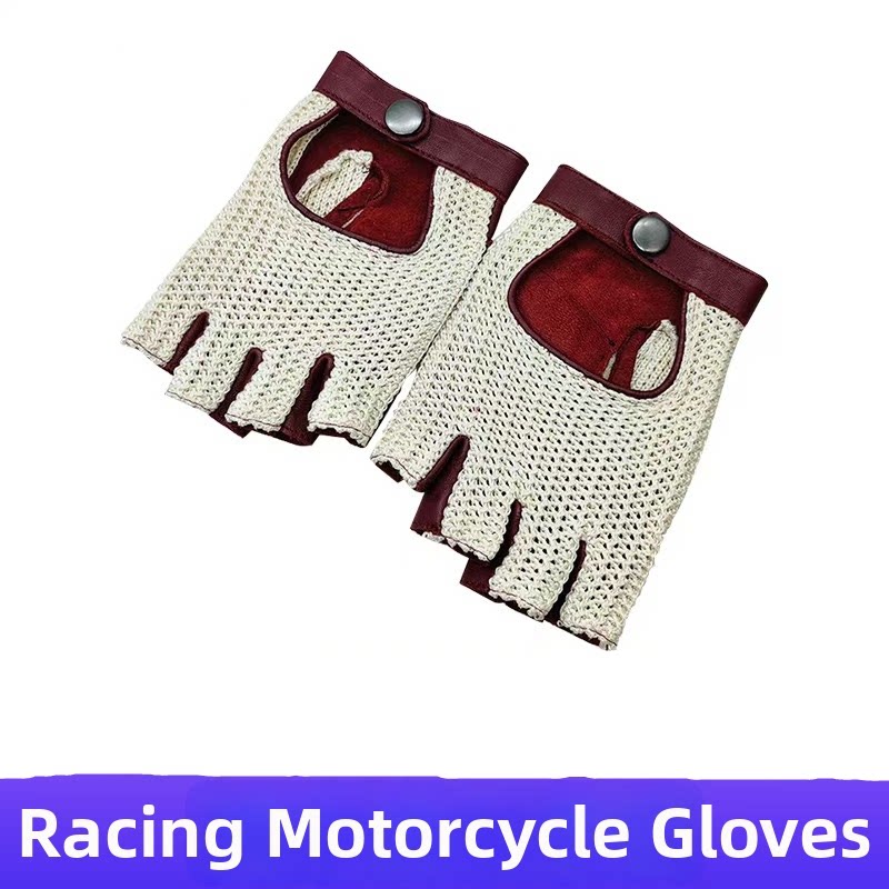 Echte Schafsleder-Halbfingerha – Driving Gloves Leather Bewertung und Preis